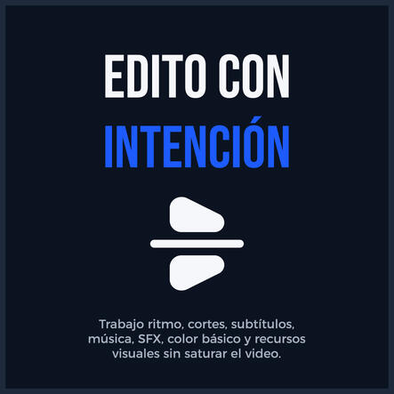 Edito con intención Edito con intención